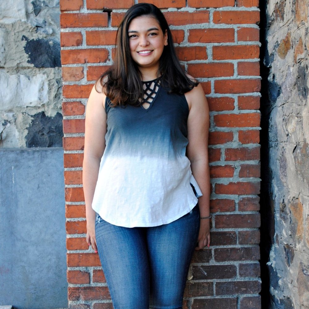 Charcoal Blue Ombre Tie Dye